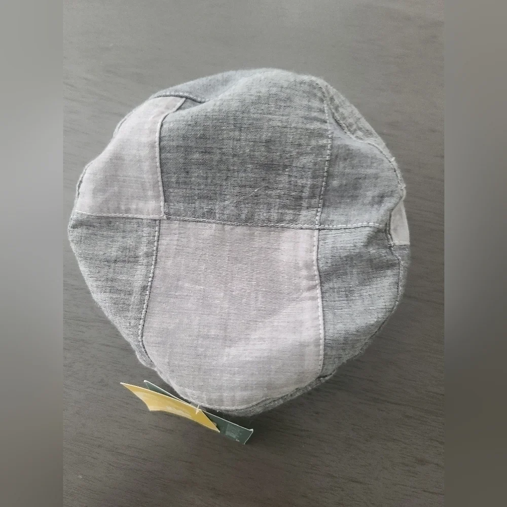 San Diego Hat Co Boys Gray Patchwork Cap NWT 2–4
